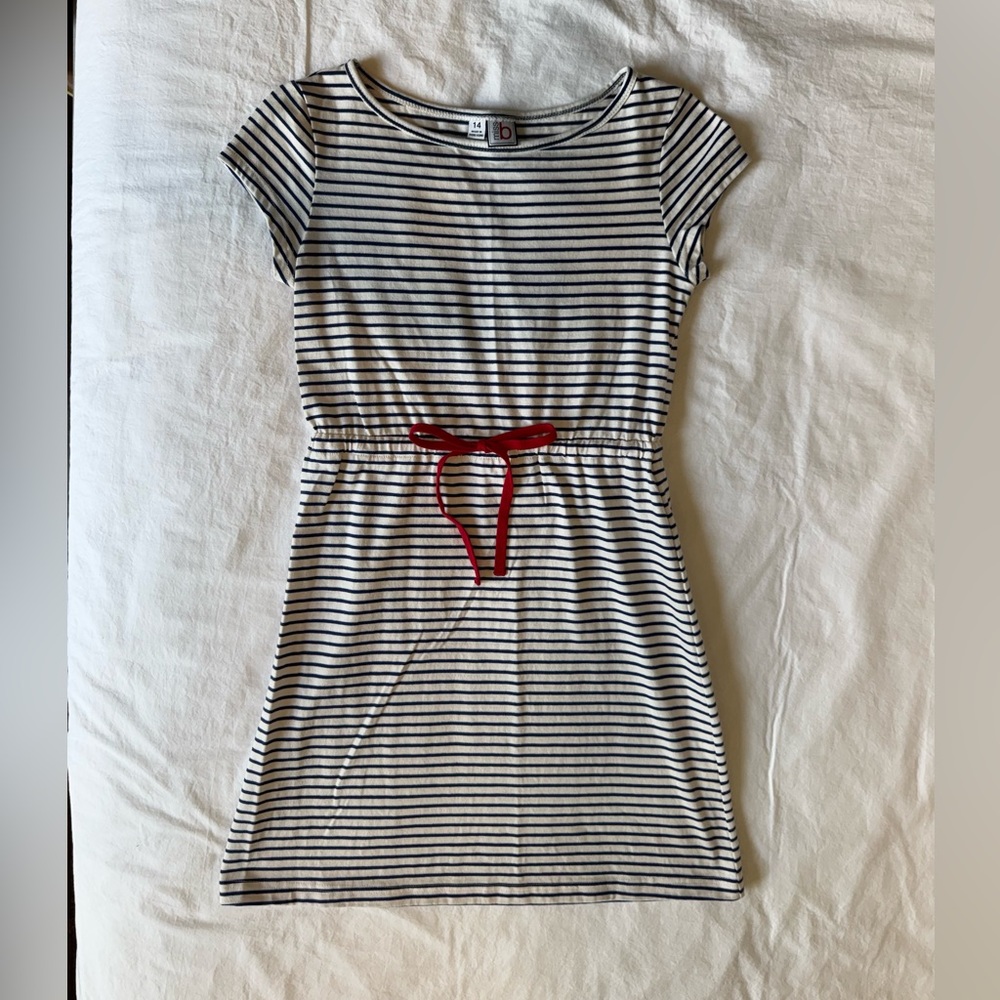 Miss B shirt dress with tie waist Sz 14